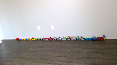 Zane's Very Very Long LEGO Train